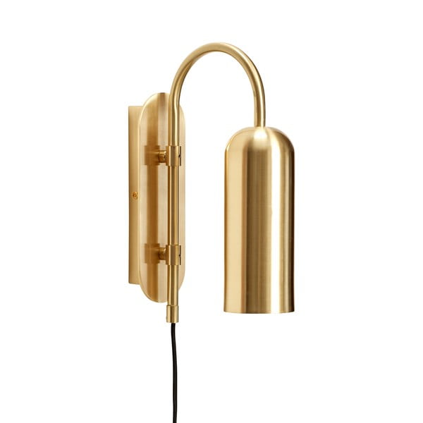 Kinkiet w kolorze złota Zenith – Hübsch