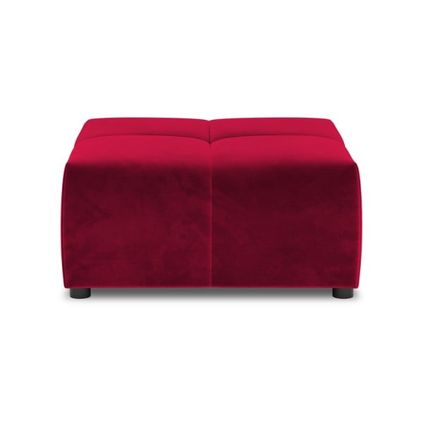 Czerwony moduł aksamitnej sofy Rome Velvet – Cosmopolitan Design