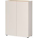 Kremowa szafka w dekorze dębu 74x105x33 cm Alviano – Germania