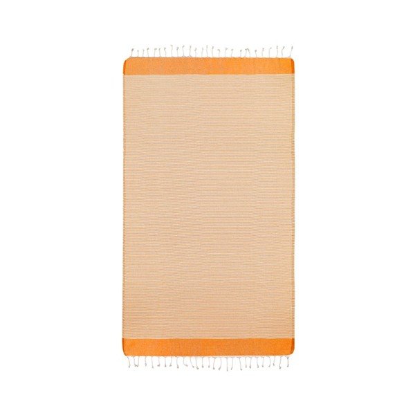 Ręcznik hammam Side Orange, 100x180 cm-image-2