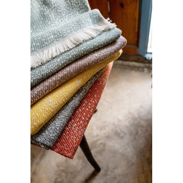 Różowy pled z domieszką bawełny Euromant Dotty Diamond, 140x180 cm-image-2