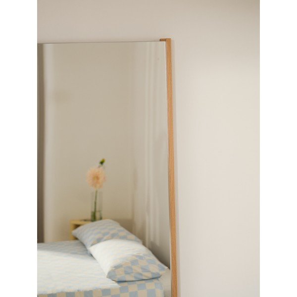 Lustro z drewnianą ramą ścienne 60x160 cm Lun – noo.ma-image-3