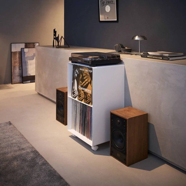 Biały metalowy regał na kółkach 40x73x38 cm Tower – YAMAZAKI-image-1