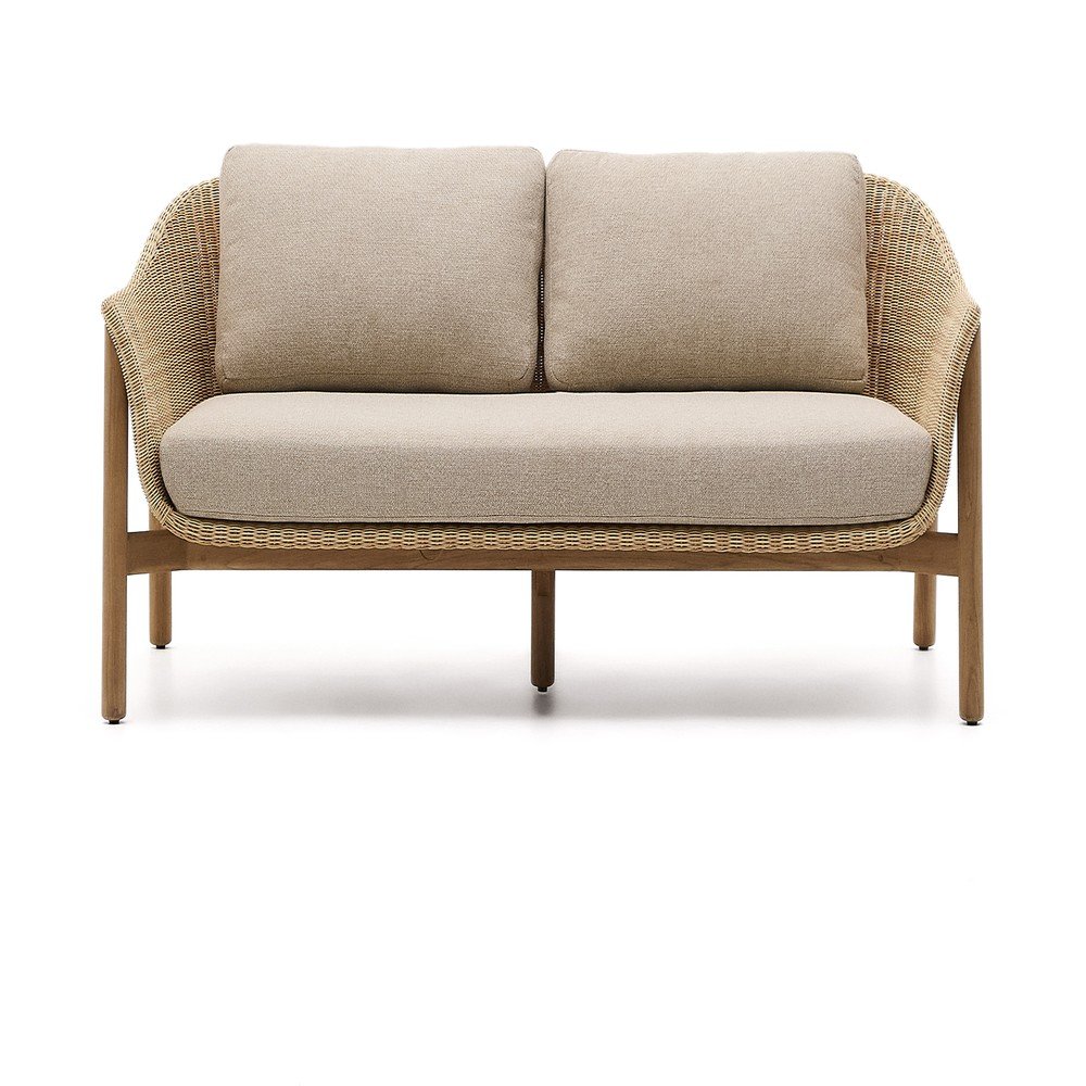 Beżowa/w naturalnym kolorze tapicerowana sofa ogrodowa Galea – Kave Home (zdjęcie 3)