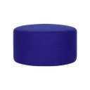 Niebieski wełniany puf Folk – noo.ma