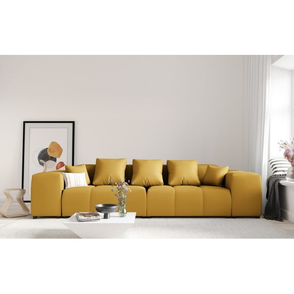 Żółty moduł sofy Rome – Cosmopolitan Design-image-1