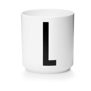 Biały porcelanowy kubek Design Letters Personal L
