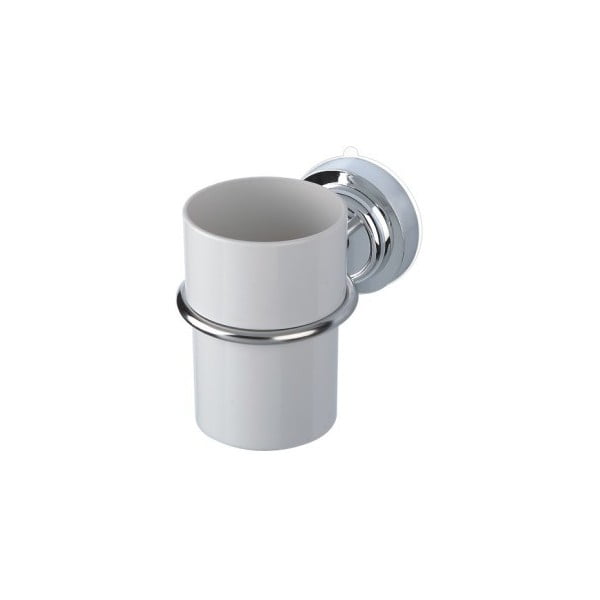Kubeczek na szczoteczki z przyssawką i stalowym uchwytem ZOSO Cup