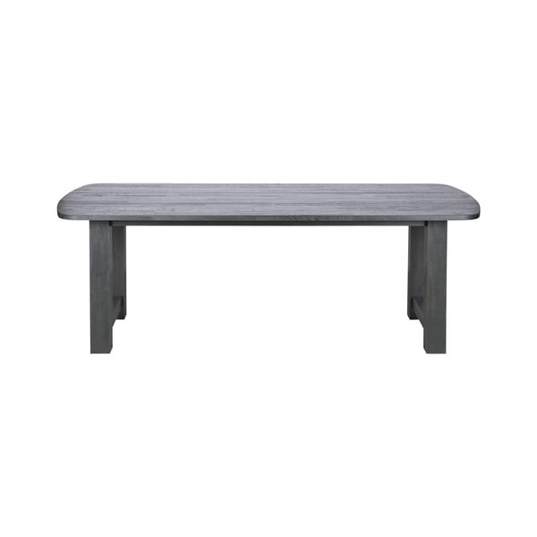 Czarny stół z drewna dębowego BePureHome Identity, 220x90 cm