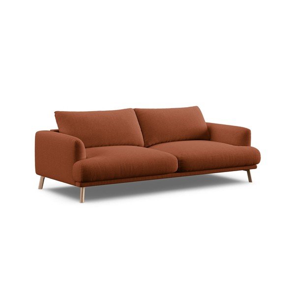 Sofa w kolorze terakoty 200 cm Naomi – Micadoni 