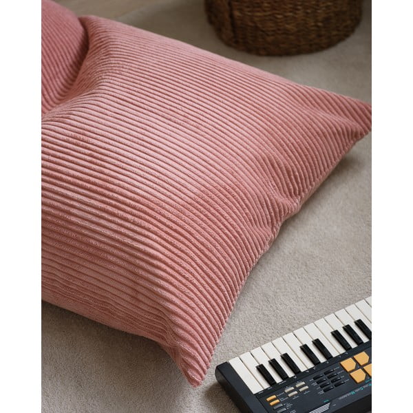 Różowy sztruksowy dziecięcy worek do siedzenia Big Lounger – Wigiwama-image-3