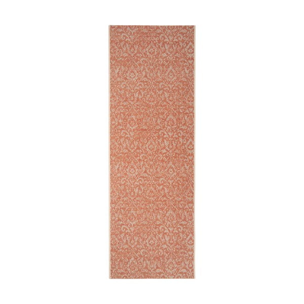 Pomarańczowo-beżowy chodnik odpowiedni na zewnątrz NORTHRUGS Hatta, 70x200 cm