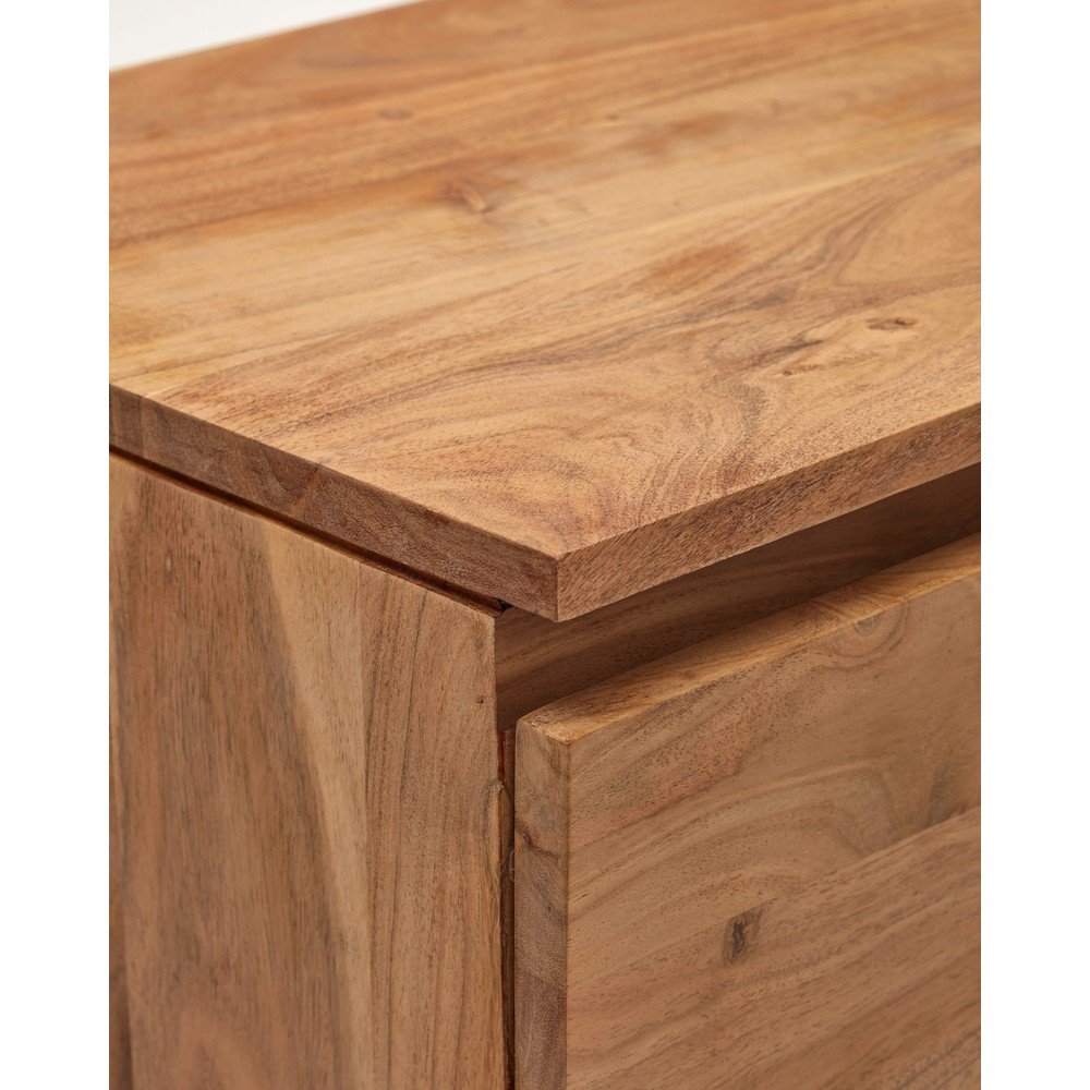 Szafka pod TV z litego drewna akacjowego w naturalnym kolorze 150x58x40 cm Uxue – Kave Home (zdjęcie 7)