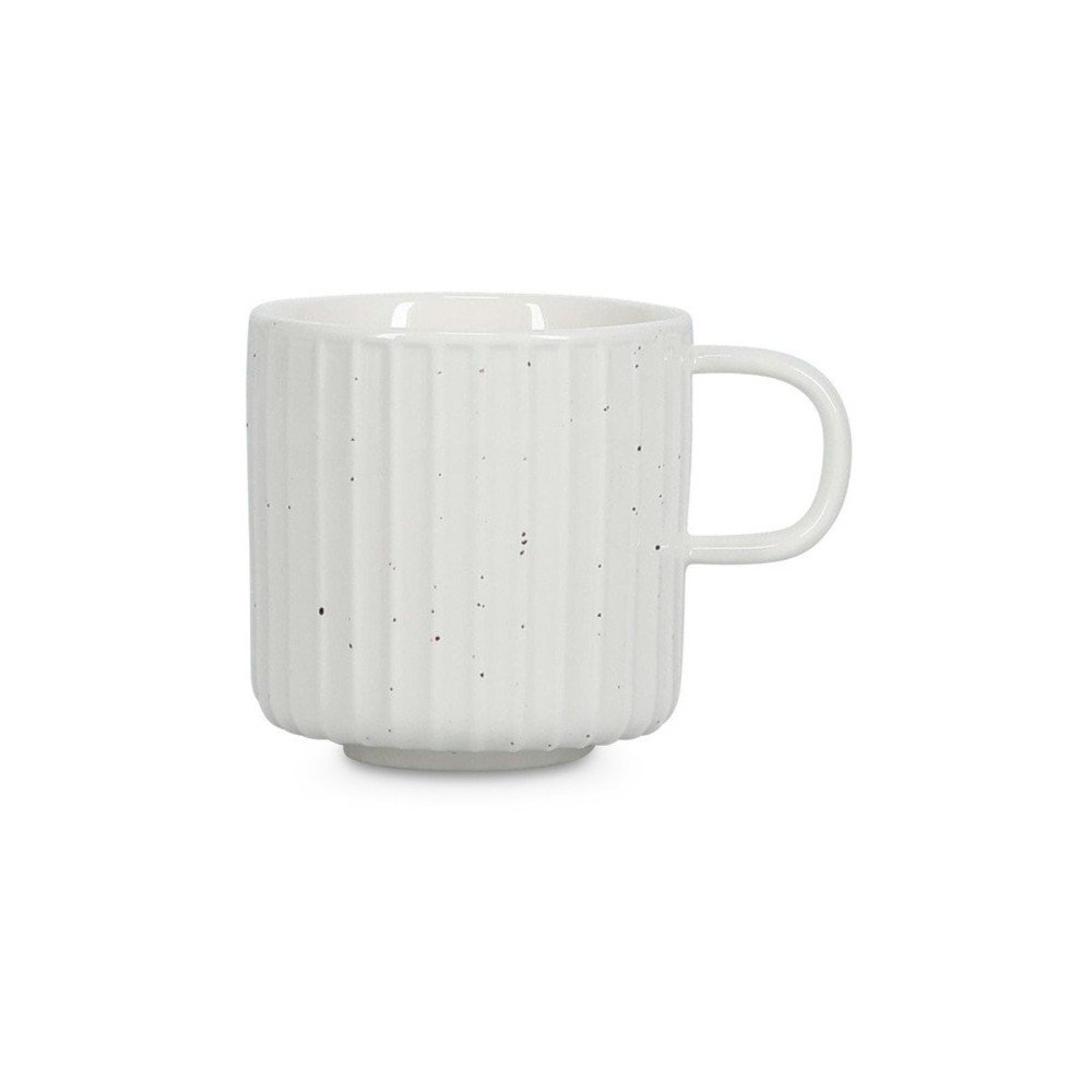 Biała filiżanka new bone china 205 ml Ora Gloss – Salt&Pepper