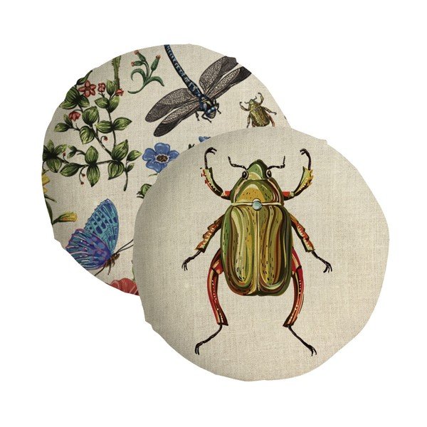 Poduszka dwustronna Madre Selva Tierra Bella, ⌀ 45 cm-image-2