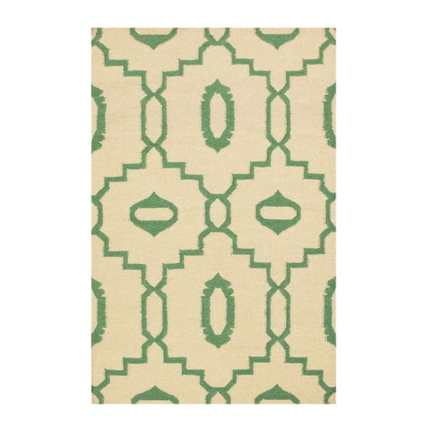 Ręcznie tkany dywan Kilim JP 11031 Green, 90x150 cm