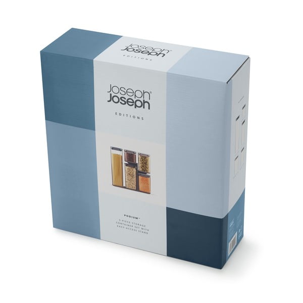 Pojemniki na żywność 5 szt. na żywność Podium – Joseph Joseph-image-4