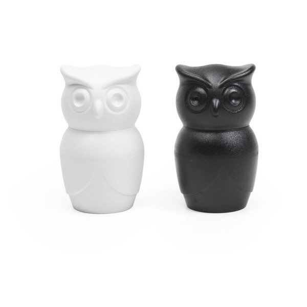 Biały młynek do pieprzu w kształcie sowy Qualy&CO Owl-image-2