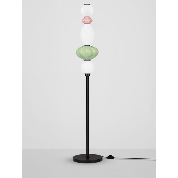Lampa stojąca LED ceramiczna ze ściemniaczem z ceramicznym kloszem/ze szklanym kloszem (wysokość 136,5 cm) Oneta – Nova Luce-image-3