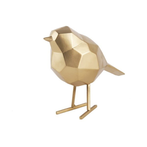 Figurka dekoracyjna w kolorze złota w kształcie ptaszka PT LIVING Bird Small Statue