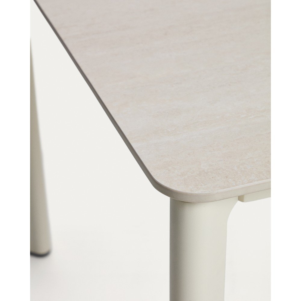 Stół ogrodowy z kamiennym blatem 100x220 cm Anafi – Kave Home (zdjęcie 7)