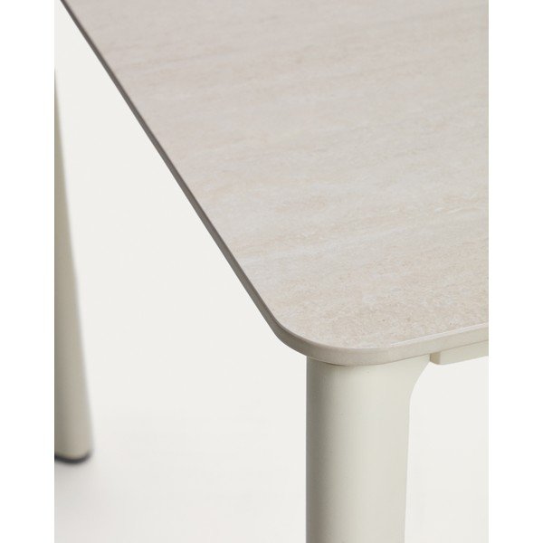 Stół ogrodowy z kamiennym blatem 100x220 cm Anafi – Kave Home-image-3