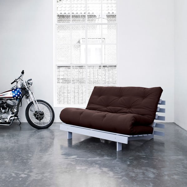 Sofa rozkładana Karup Roots Cool Gray/Brown-image-3