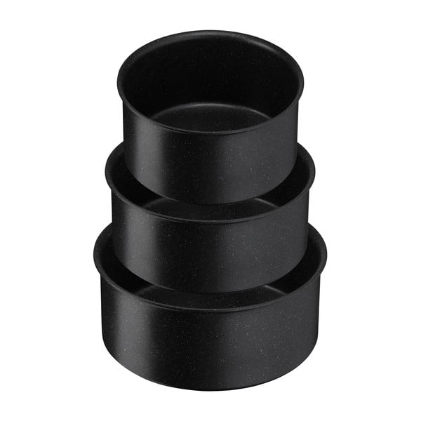Garnki zestaw z nieprzywierającą powierzchnią/z odpinaną rączką 3 szt. aluminiowe odpowiednie na indukcję INGENIO Black stone L3998902 – Tefal-image-2