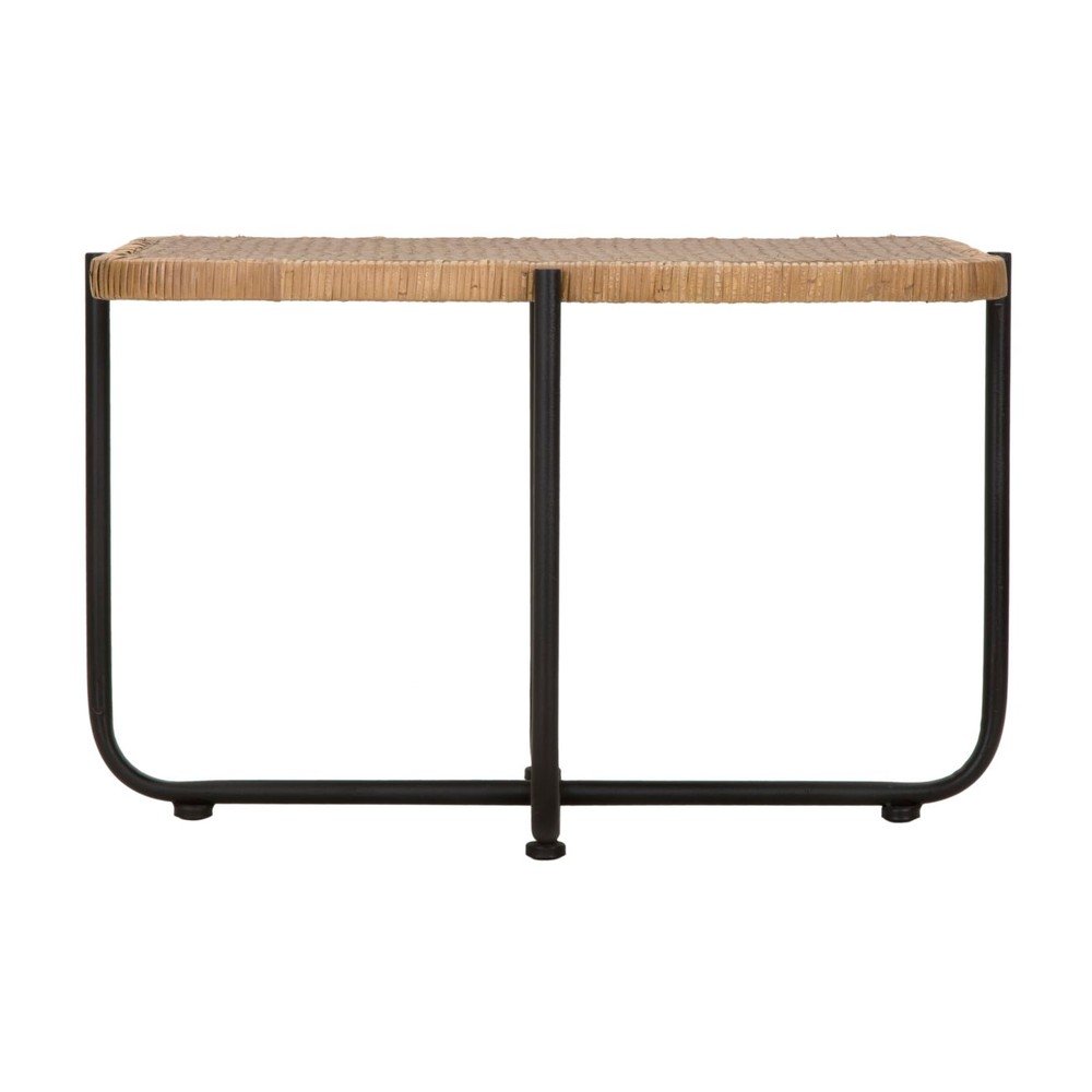 Czarno-naturalny rattanowy stolik 55x75 cm Cebu – Mauro Ferretti (zdjęcie 3)