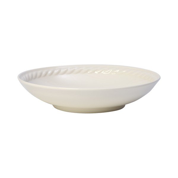 Biała porcelanowa płytka miska Villeroy & Boch Montauk, ⌀ 24 cm