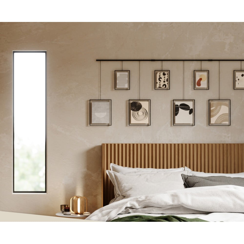 Czarne metalowe ramki ścienne zestaw 9 szt. 223x77,5 cm Exhibit – Umbra (zdjęcie 7)