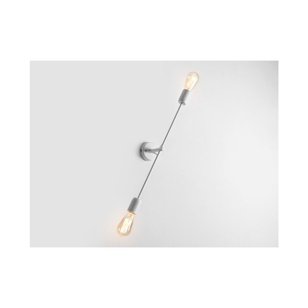 Biały kinkiet na 2 żarówki Custom Form Twigo, szerokość 60 cm-image-1