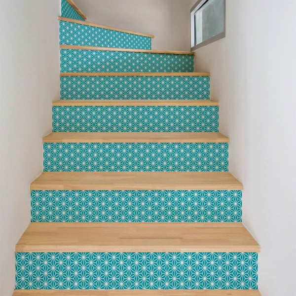 Komplet 2 naklejek na schody Ambiance Stairs Stickers Olfan, 15x105 cm