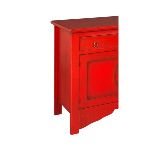 Czerwona komoda Evergreen House Credenza-image-2