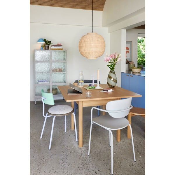 Jasnoszare krzesła zestaw 4 szt. Arch – Hübsch-image-2