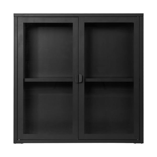 Czarna metalowa witryna wisząca 80x80 cm Brisbane – House Nordic