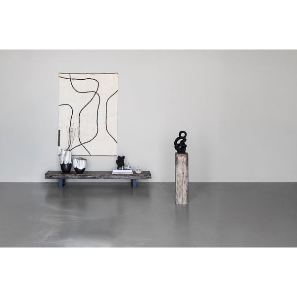 Bawełniany dywan odpowiedni do prania w kolorze kości słoniowej 100x140 cm Shadow – Mette Ditmer Denmark-image-2