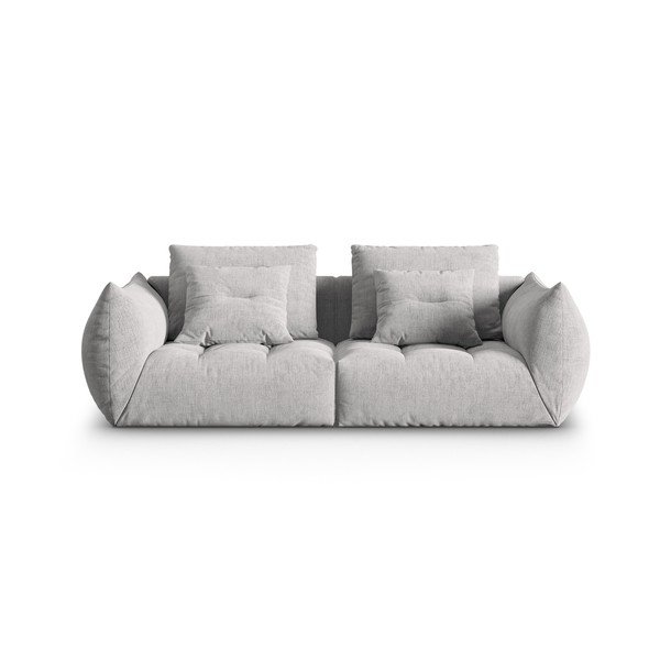 Jasnoszara sofa 232 cm Bloom – Micadoni Home