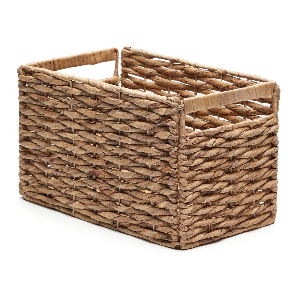Koszyk z hiacyntu wodnego 25x35x27,5 cm Words – Kave Home