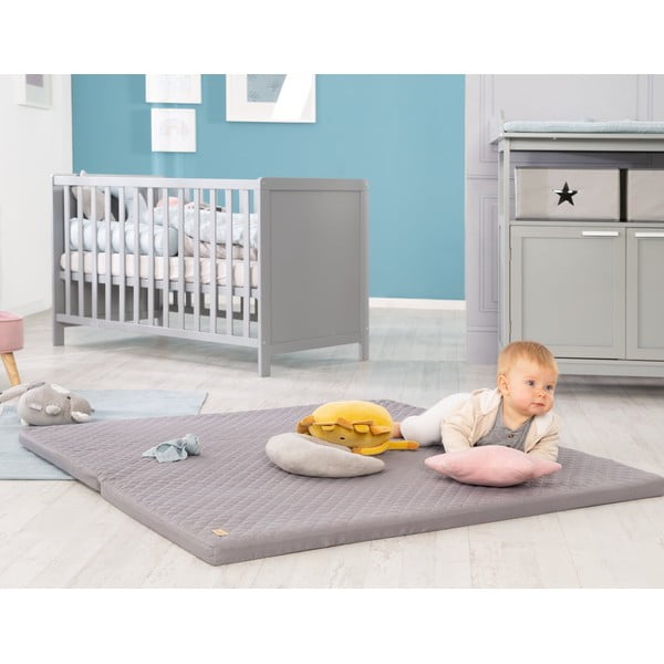 Ciemnoszara mata do zabawy dla dzieci 120x120 cm Style – Roba-image-4