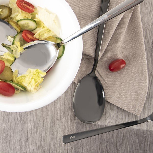 Sztućce do sałatek ze stali nierdzewnej Black – Orion-image-3