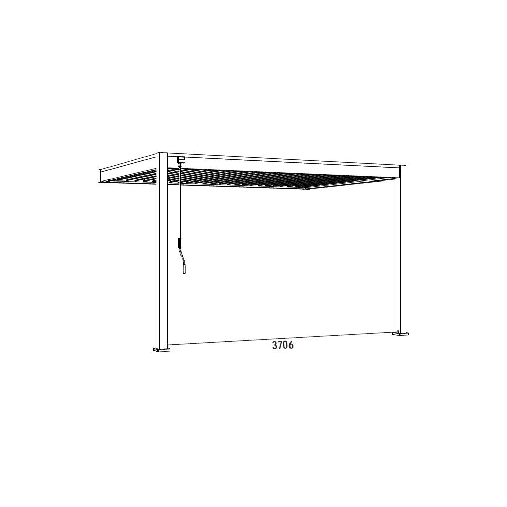 Pergola bioklimatyczna Intro Plus – Rojaplast (zdjęcie 6)