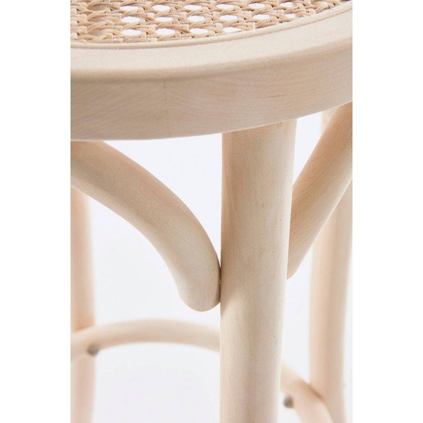 Rattanowe hokery zestaw 2 szt. w naturalnym kolorze (wysokość siedziska 65,5 cm) Koster – Jotex-image-2