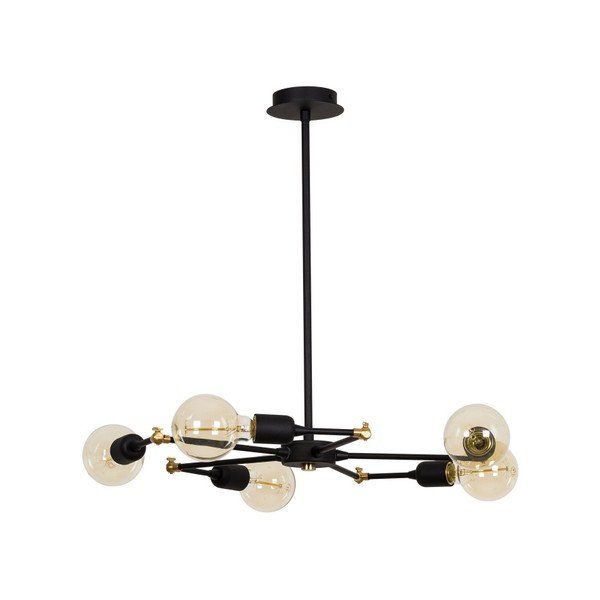 Czarna lampa wisząca Tummel