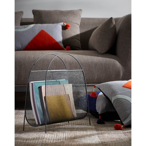 Metalowy gazetnik Aviva – Kave Home-image-1