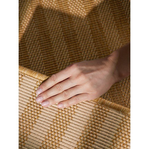 Dywan odpowiedni na zewnątrz w kolorze ochry/kremowy 160x230 cm Haringey Linley – Ted Baker-image-4