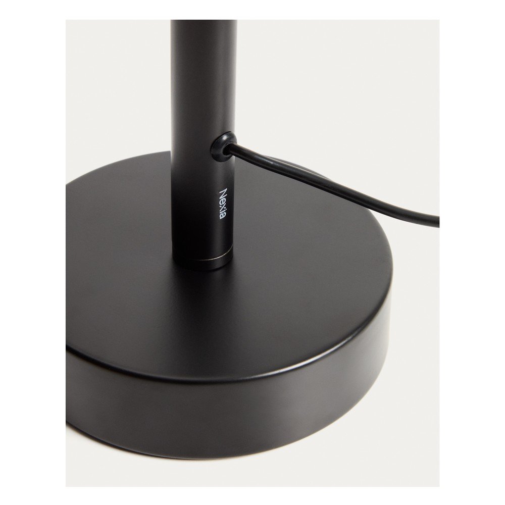 Czarna lampa stojąca LED (wysokość 60 cm) Bow – Kave Home (zdjęcie 5)