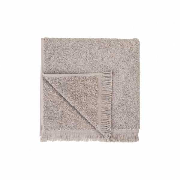Szary/brązowy bawełniany ręcznik 50x100 cm FRINO – Blomus