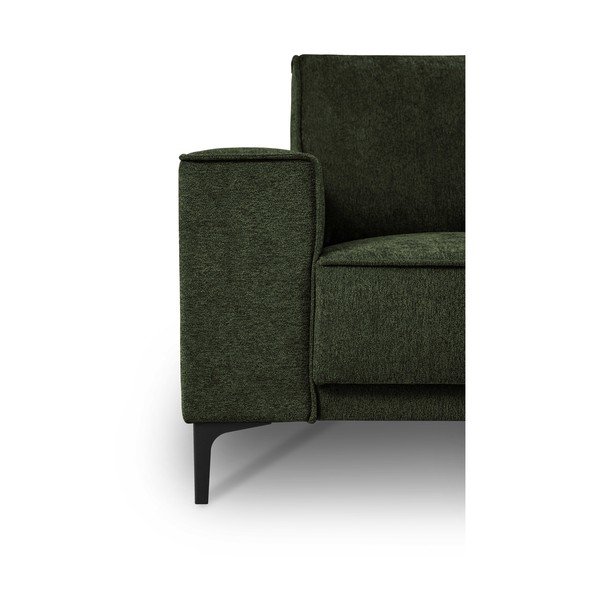 Zielony narożnik z tkaniny szenilowej (prawostronny/w kształcie litery L) Copenhagen – Scandic-image-4