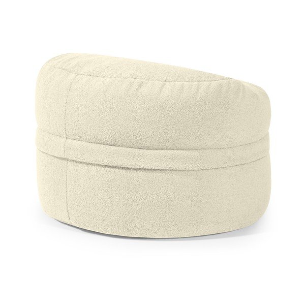 Brązowy dziecięcy worek do siedzenia z materiału bouclé Roll 80 – SLOWDOWN-image-3